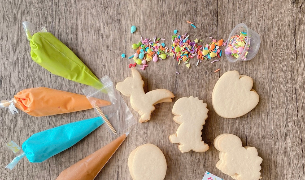 Dino diy cookie kit